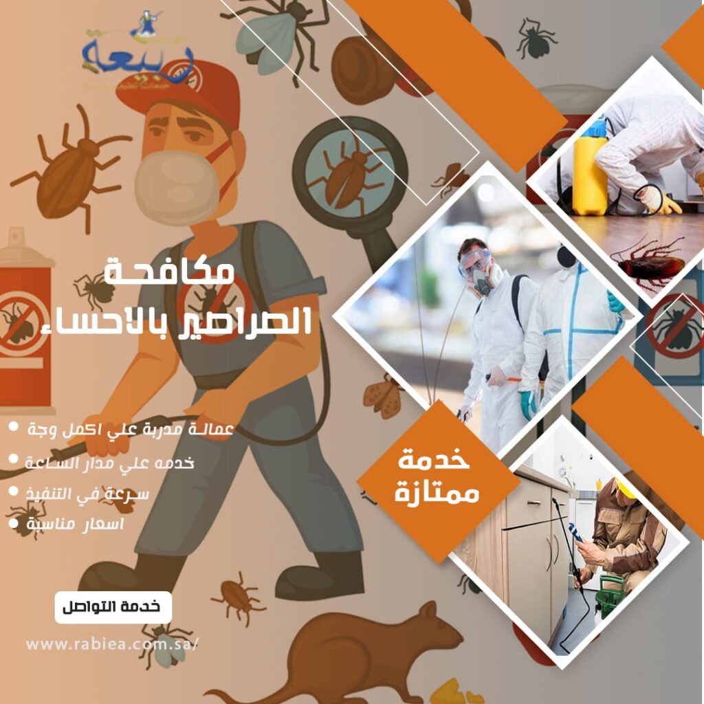 مكافحة الصراصير بالاحساء